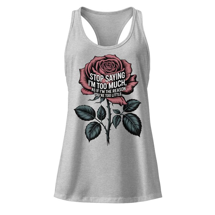 Stop Saying I'm Too Much Human Design Manifestor Tank Top product image (10)