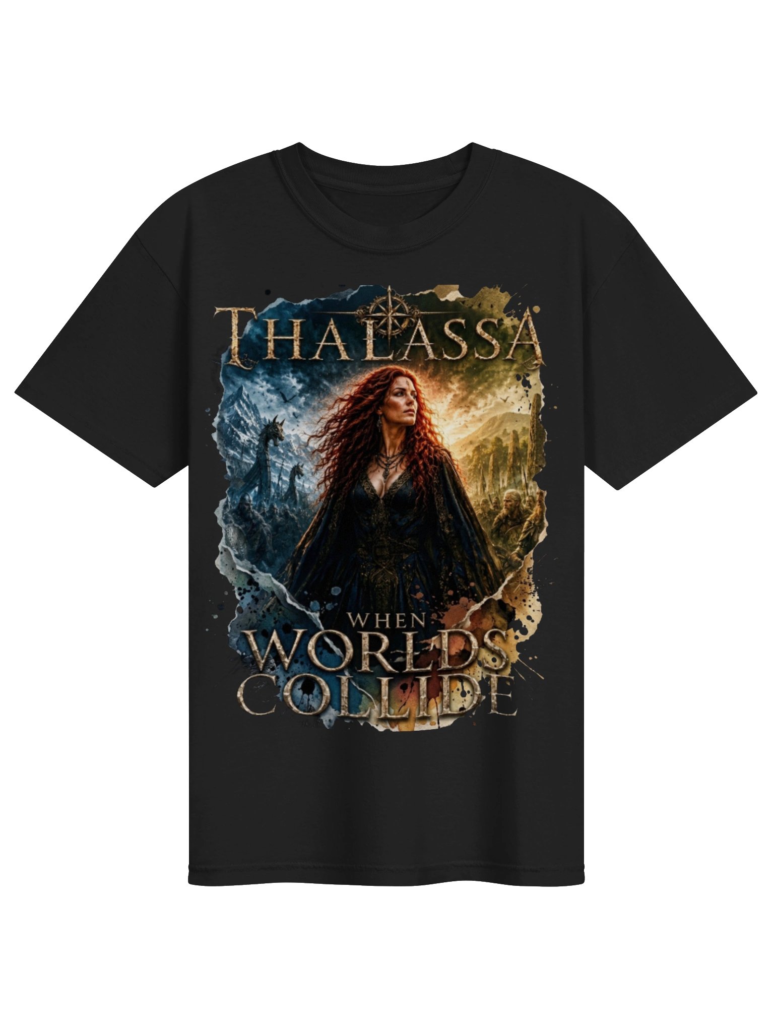 THALASSA - "When Worlds Collide" Heavyweight Official T-Shirt product image (9)