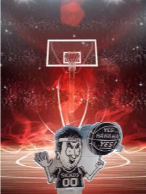 (Limited Stock) The Sickos Committee Beveled #1 Fan Basketball Acrylic Stand product image (2)