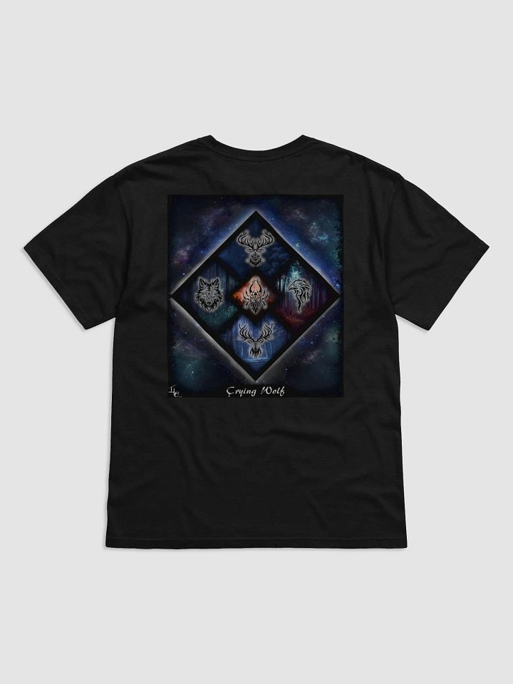 Crying Wolf Galaxy Shirt (Double Sided) product image (2)