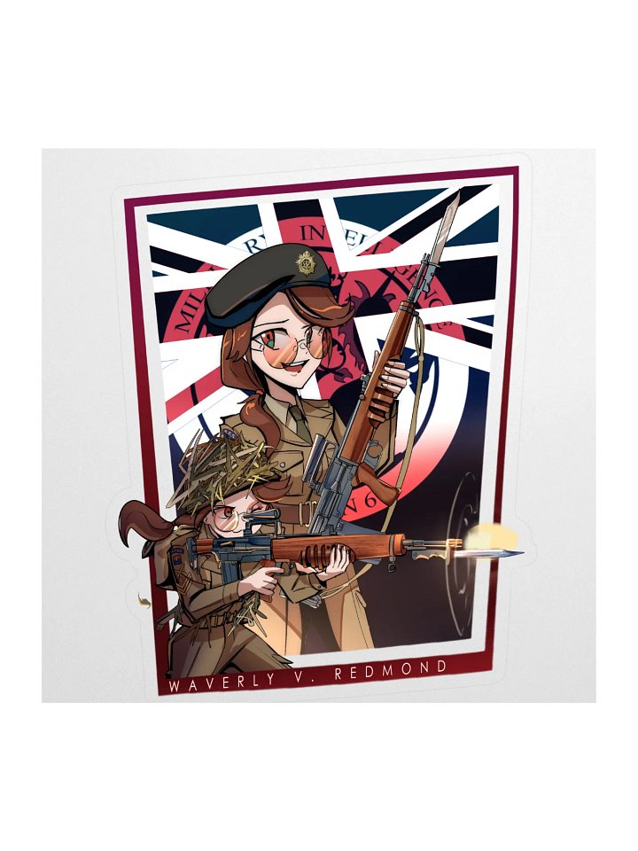 Waverly Redmond Illustrated STICKER product image (1)