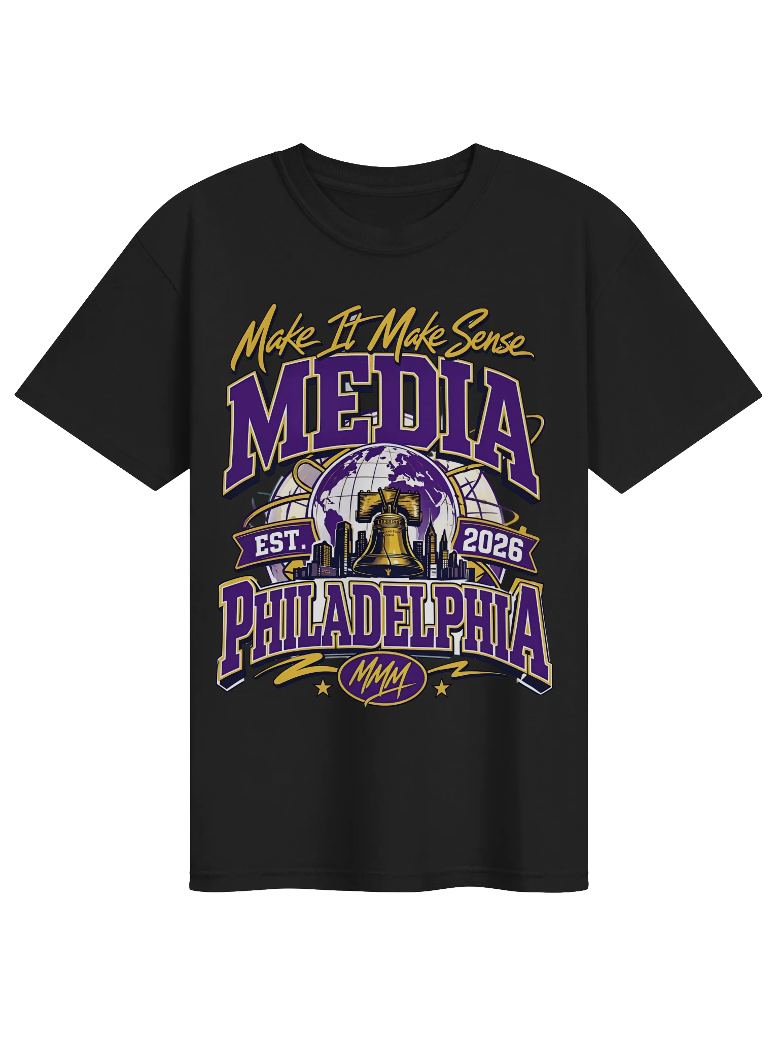 Make It Make Sense MEDIA Philadelphia Logo Tee product image (3)