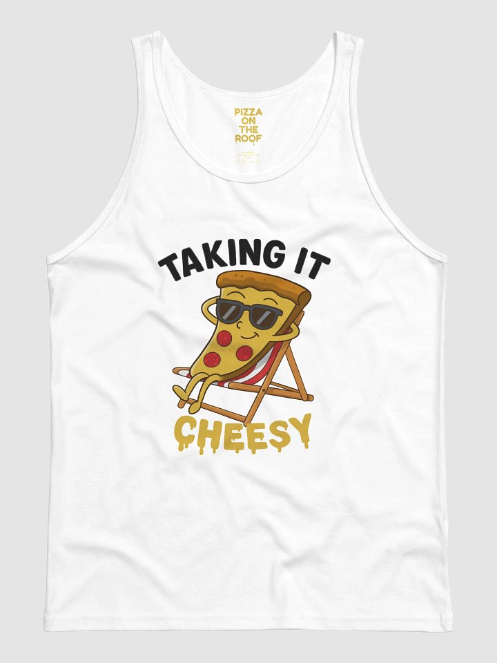 TAKING IT CHEESY TANKTOP (WHITE) product image (1)