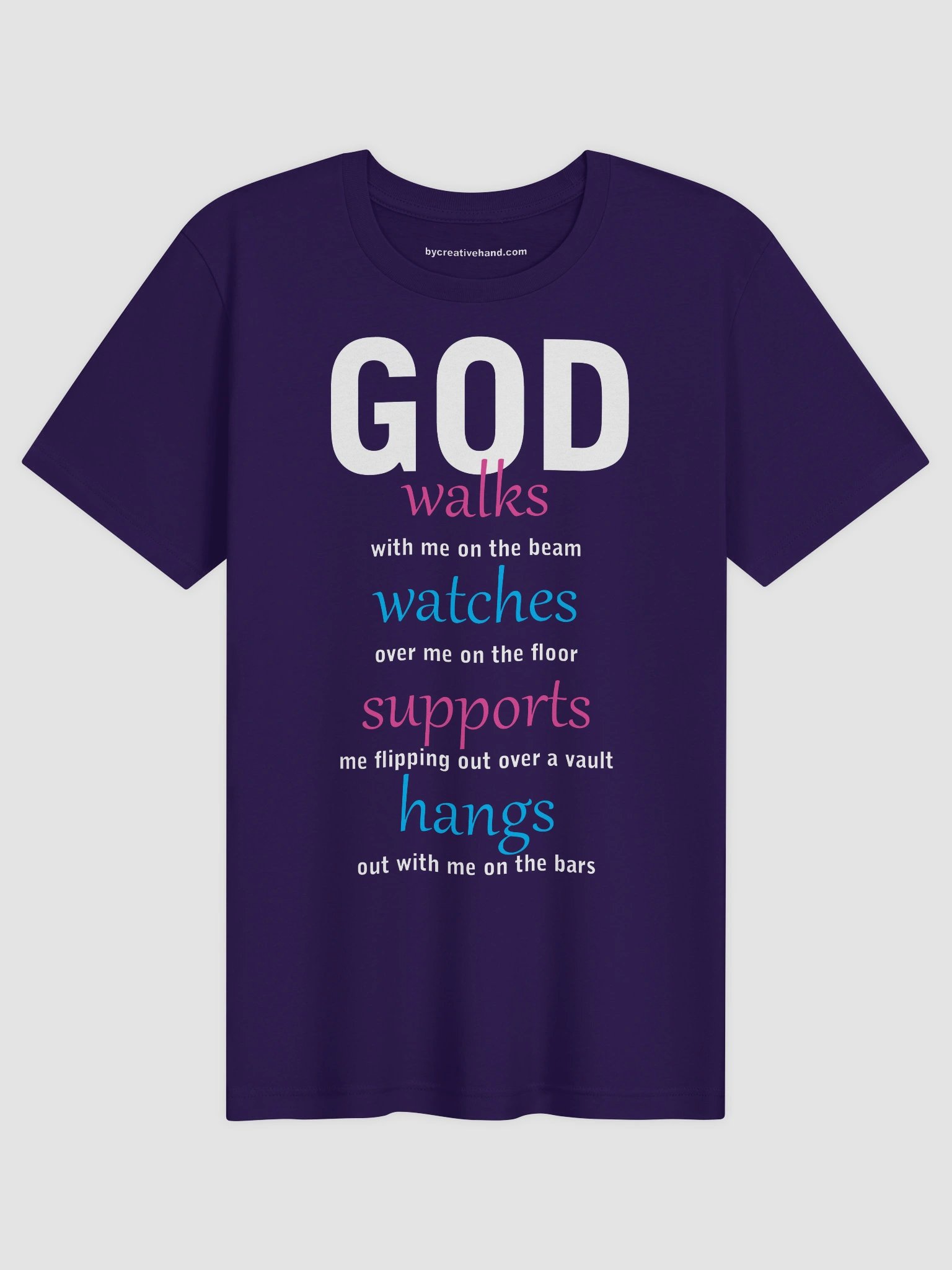 God walks-watches-supports-hangs T-Shirt PBTX product image (1)