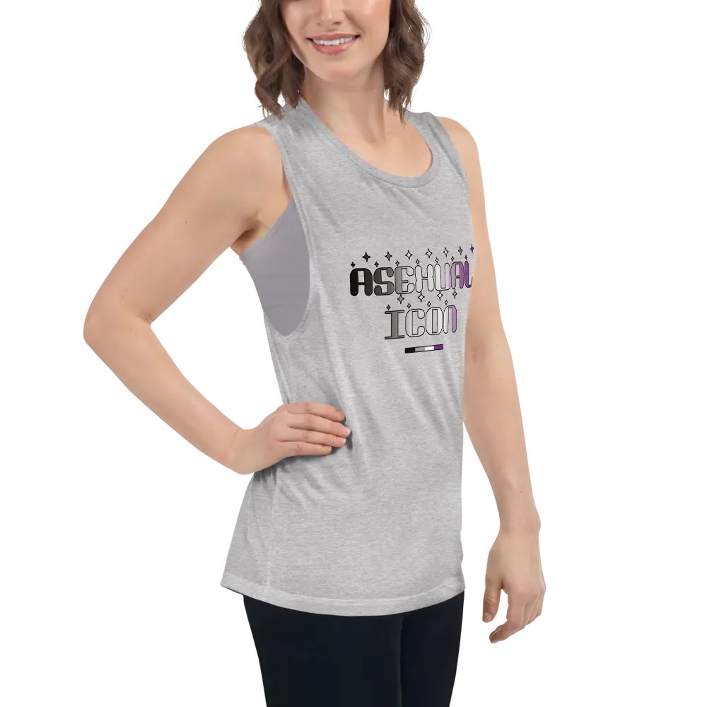 Asexual Icon Women's Flowy Muscle Tank product image (54)