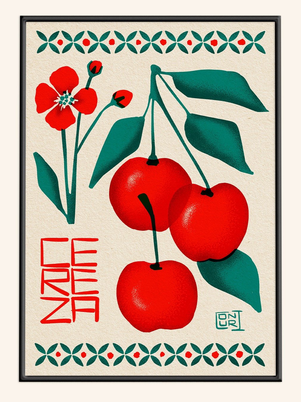 cerezas print product image (5)
