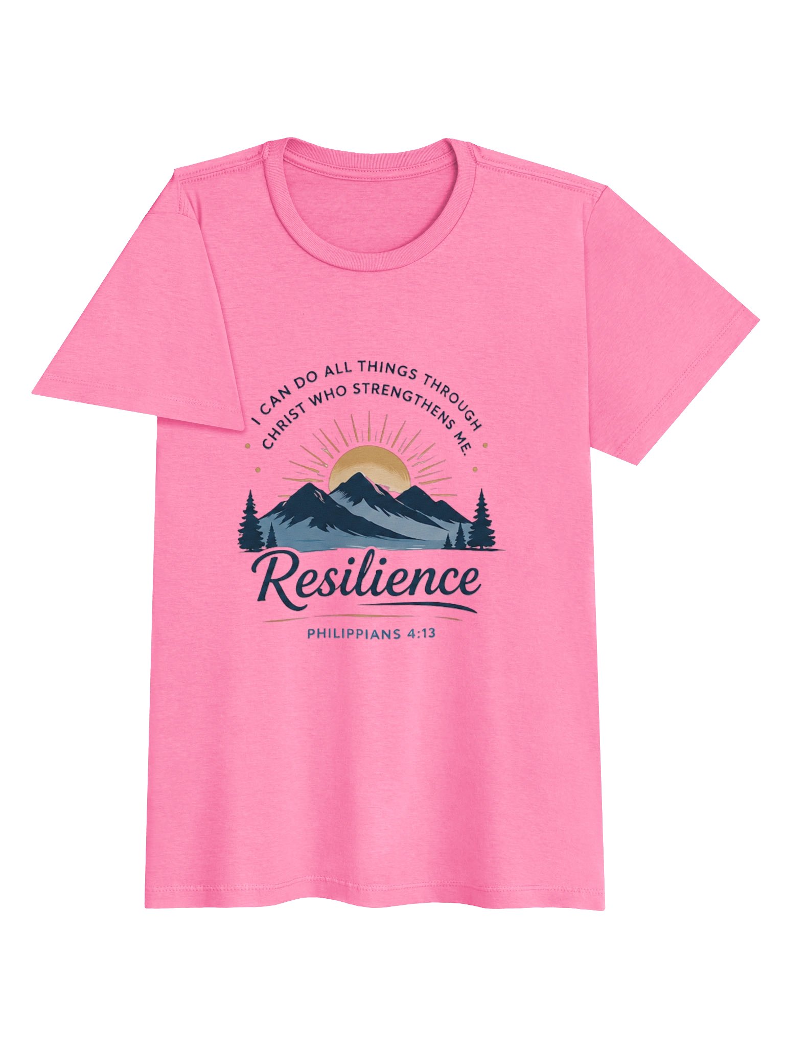 Philippians 4:13 Resilience Women’s T-Shirt product image (3)