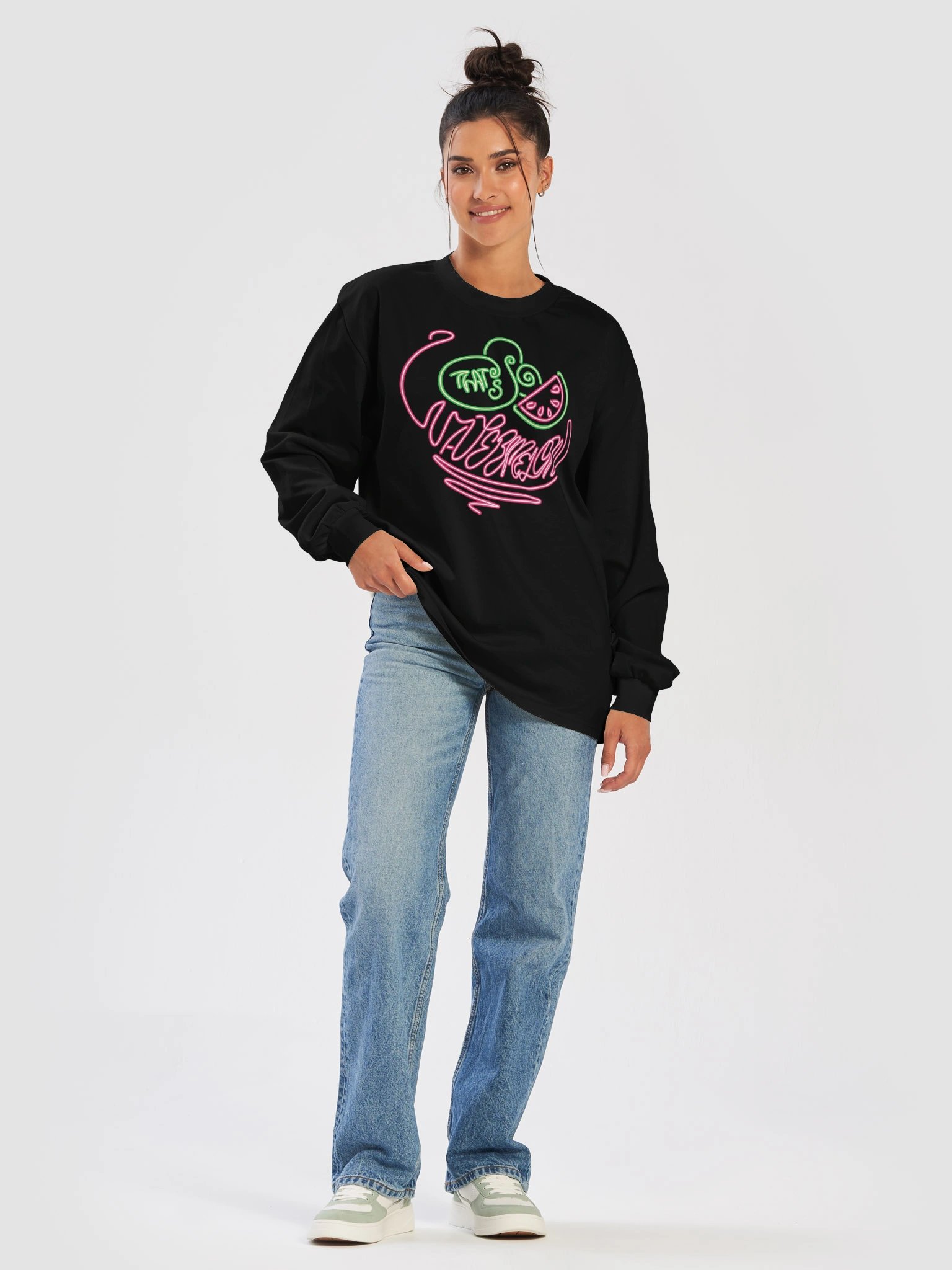 Neon That's So Watermelon Long Sleeve Tee product image (1)
