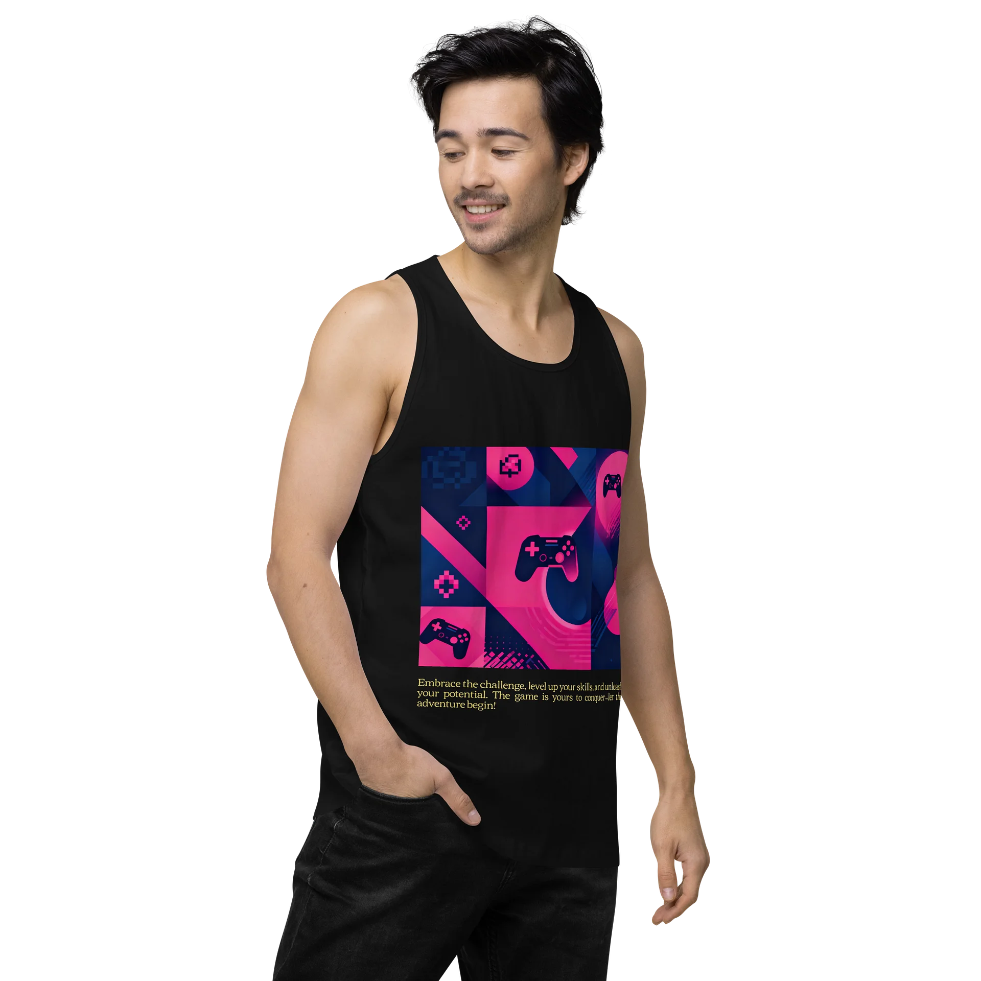 Pixel Power Men's Tank Top product image (3)
