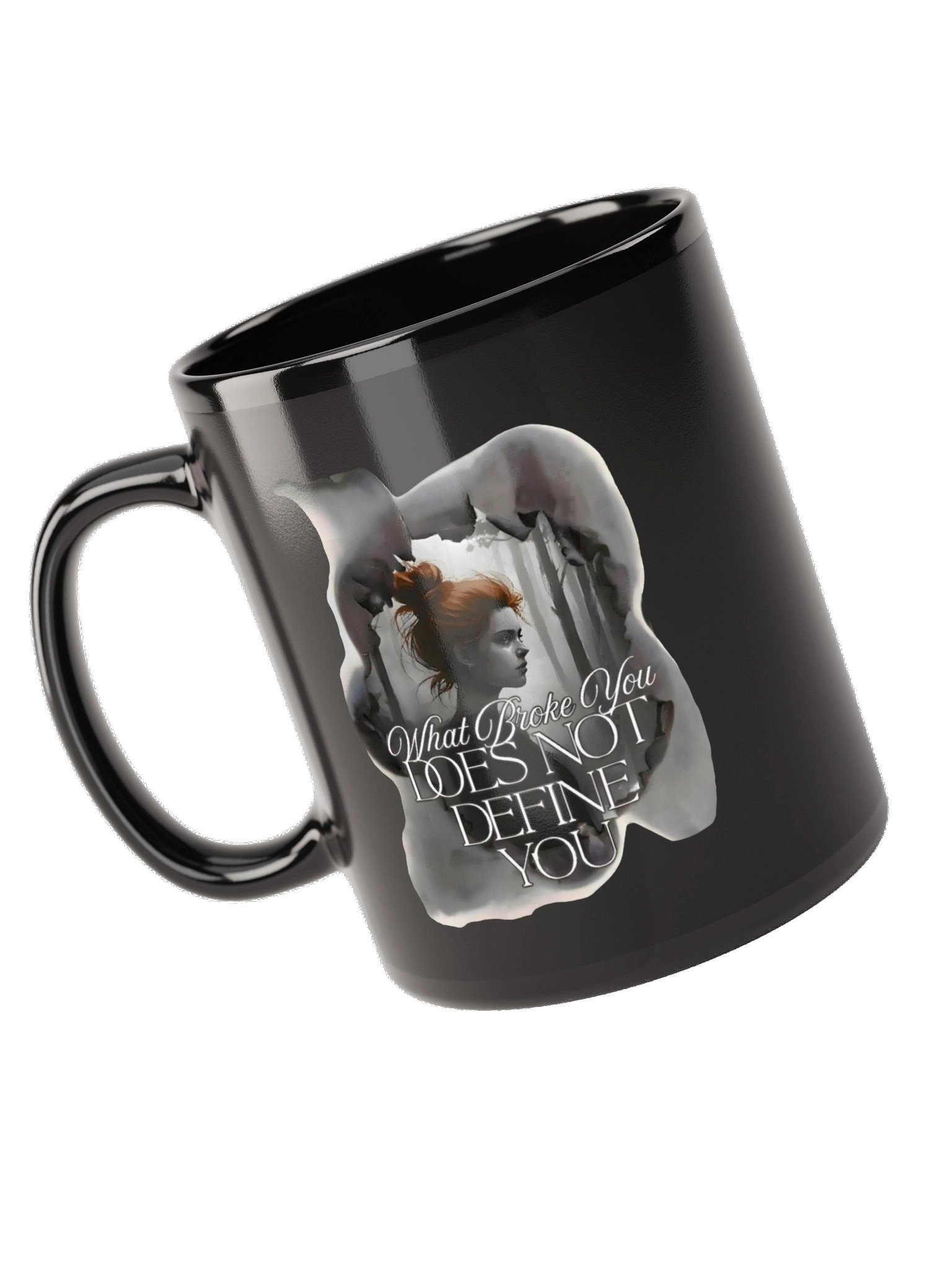 Mind Matter- What Broke You Doesn’t Define You - Black Mug product image (5)
