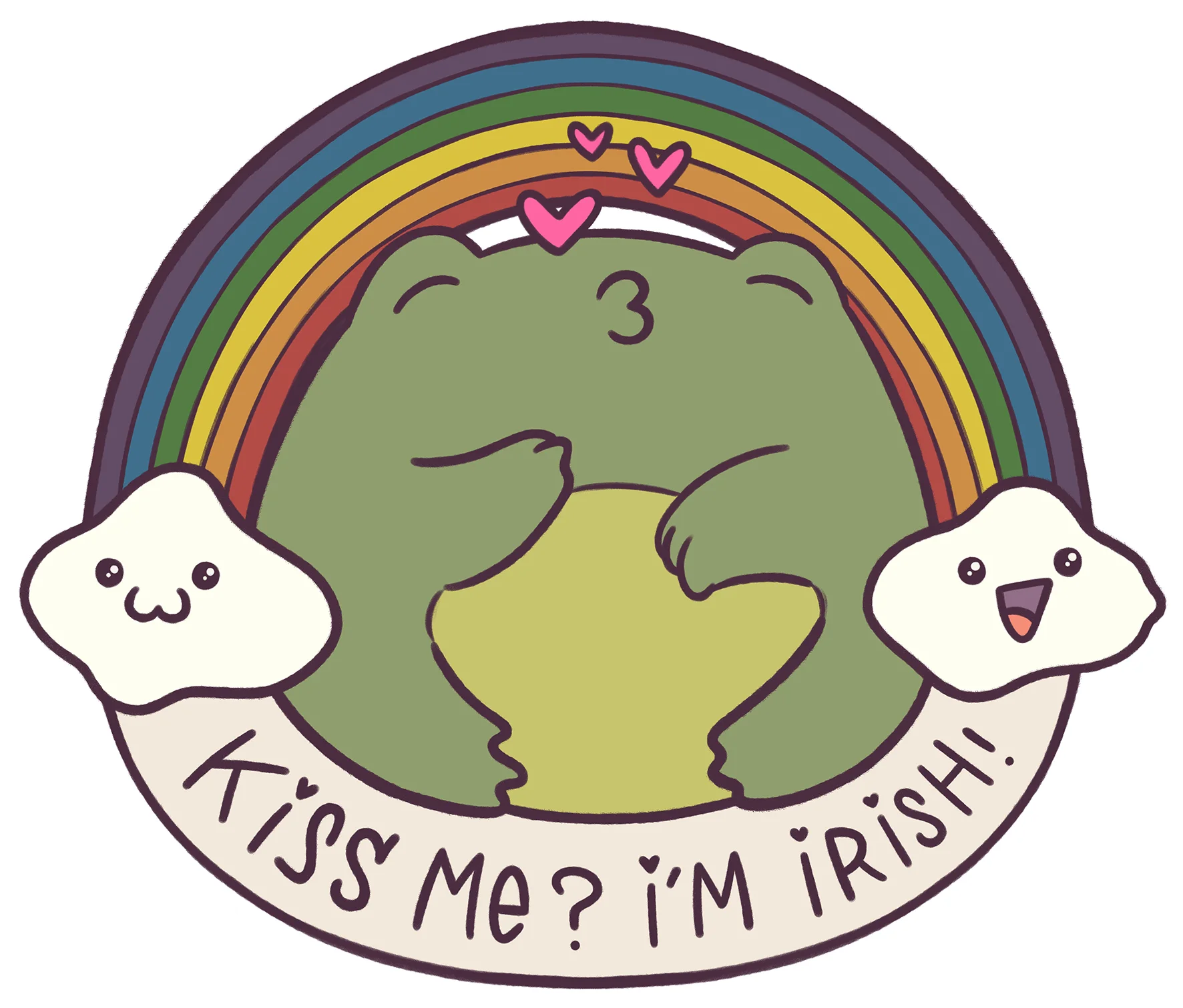 sticker : irish froge product image (1)