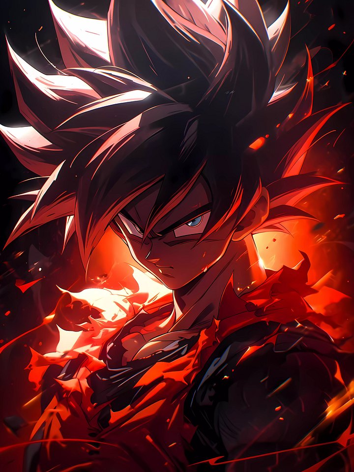 Goku Ultra Instinct Metal Print product image (1)
