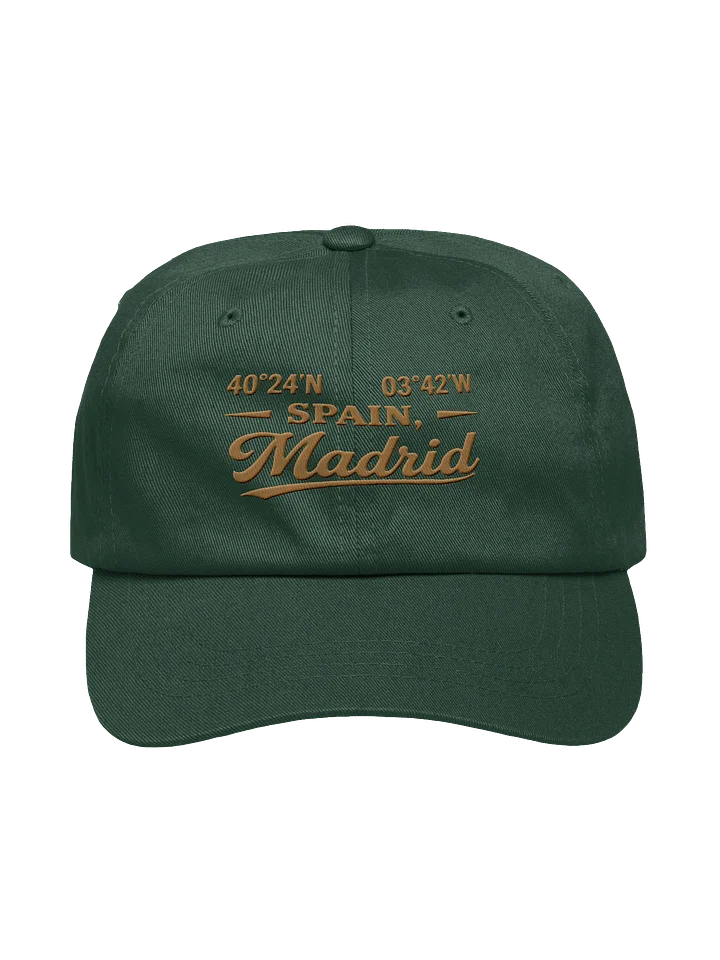 Madrid Spain Coordinates Dad Hat – Travel Cap product image (1)