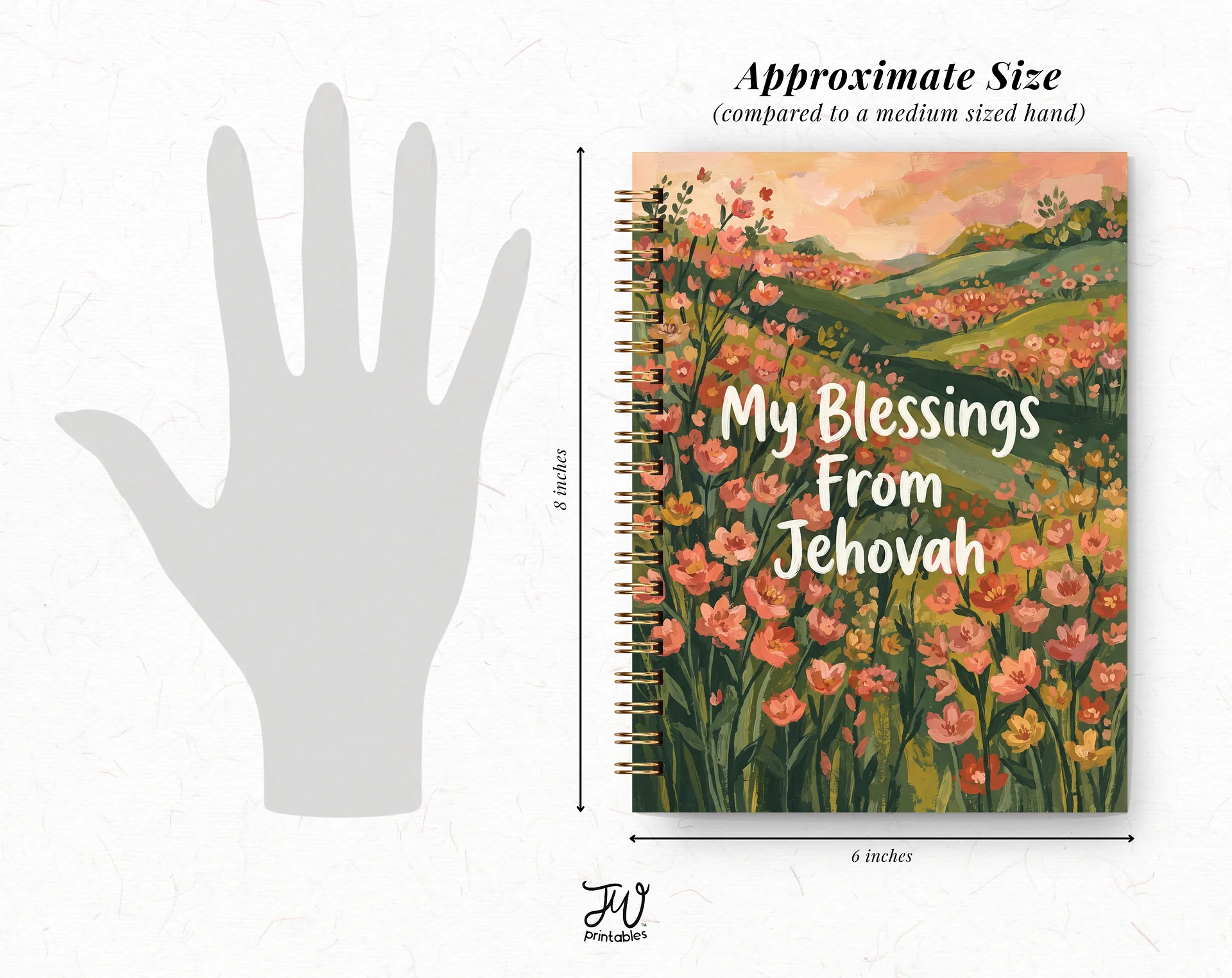 My Blessings From Jehovah Prompted Journal product image (4)