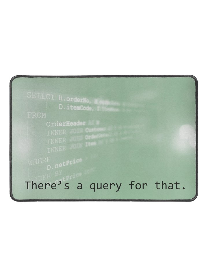SQL Query Master Desk Mat product image (1)