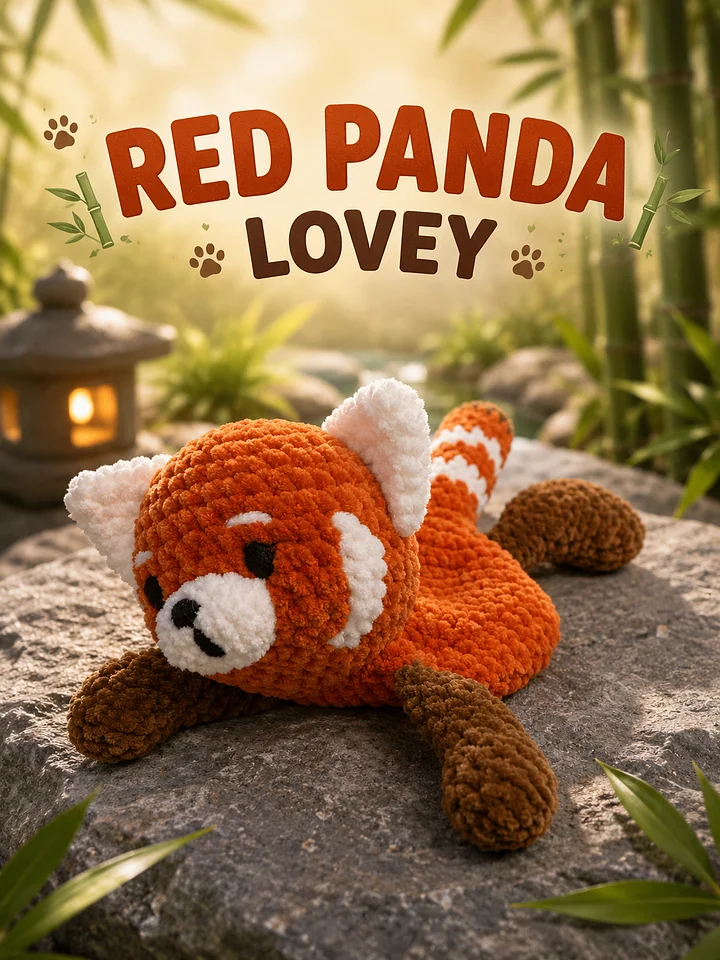 Red Panda Lovey product image (1)