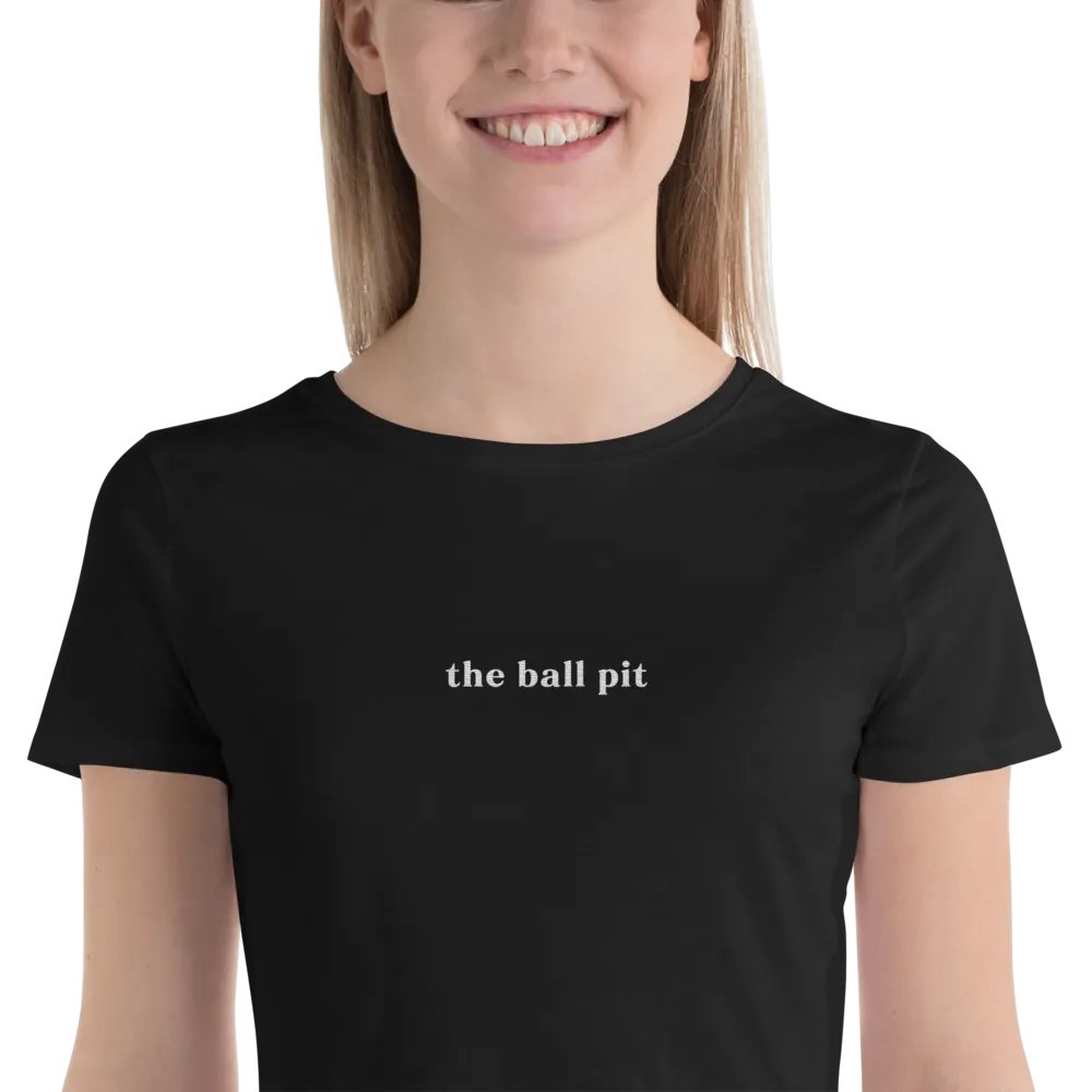 the ball pit - Embroidered Cropped Tee product image (2)