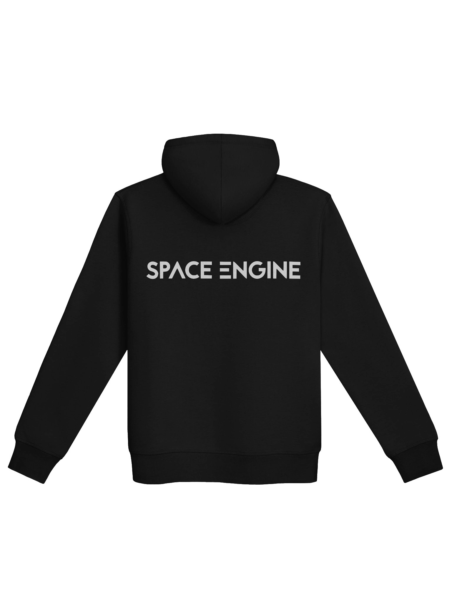 SpaceEngine Drawstring Hoodie with Big Logo product image (2)