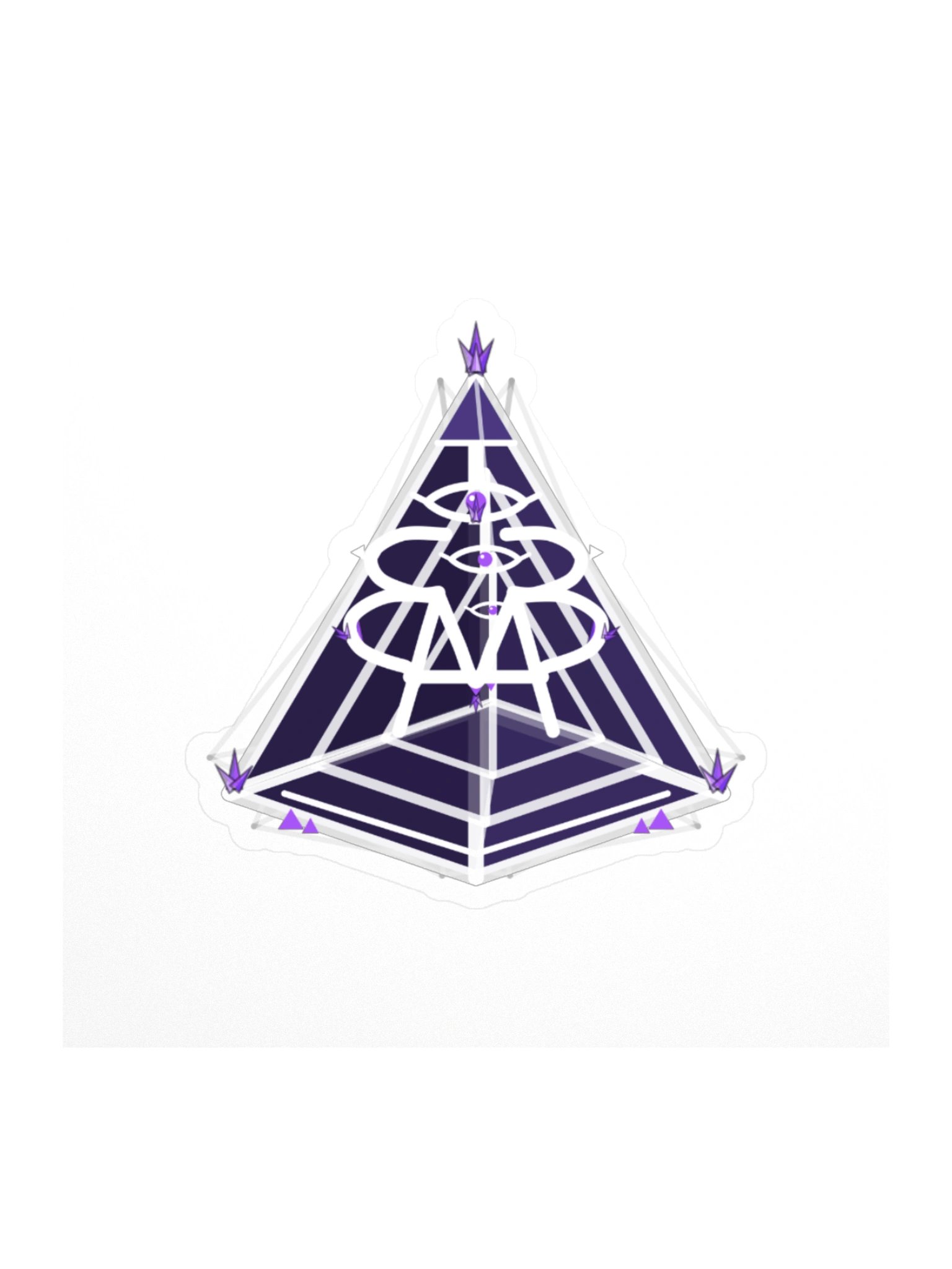 AMP-33 9D Pyramid — Transfer Sticker product image (1)