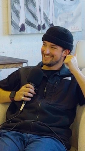 what mountains does average james. hope that the listeners climb.? 🏔️ 
——
in your studio: average james. is streaming tomorro...