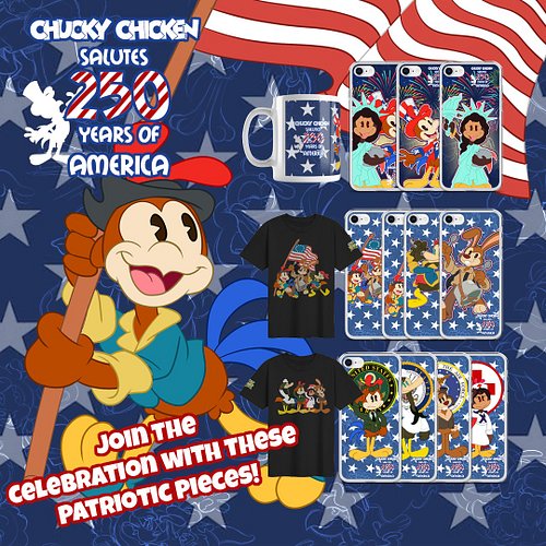 In honor of #250yearsofAmerica, we have some awesome phone cases, T-shirts, mugs, and more! Check it out on our site: https:/...