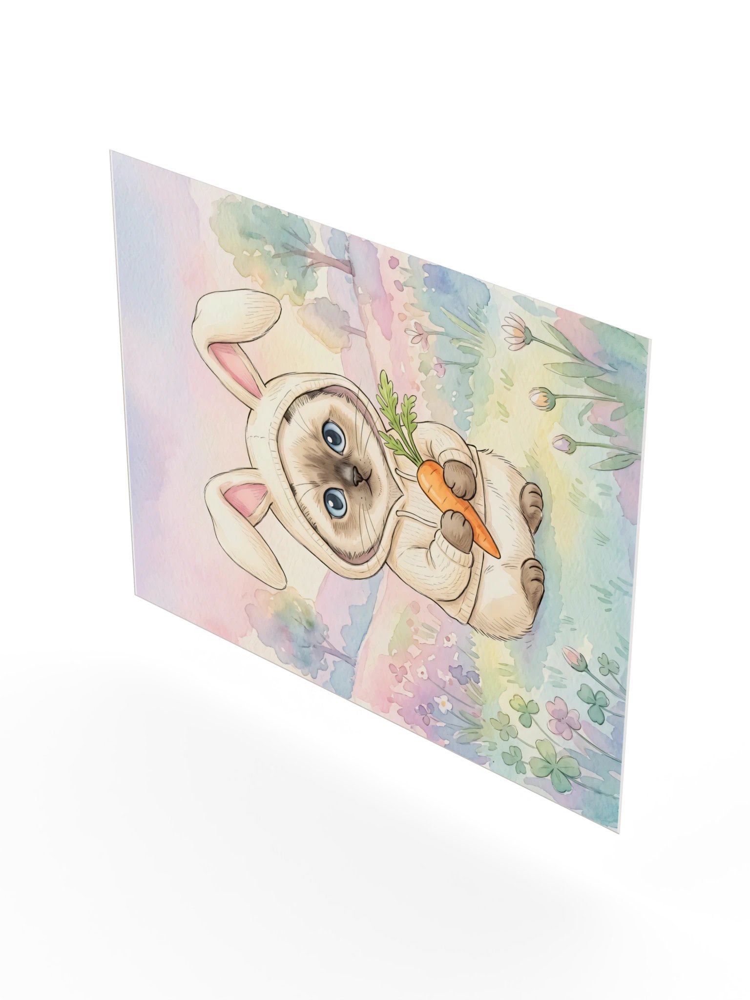 Bunny Hoodie Siamese Poster product image (22)