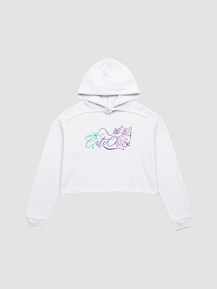 xCuteChii White Crop Top Women Hoodie product image (1)