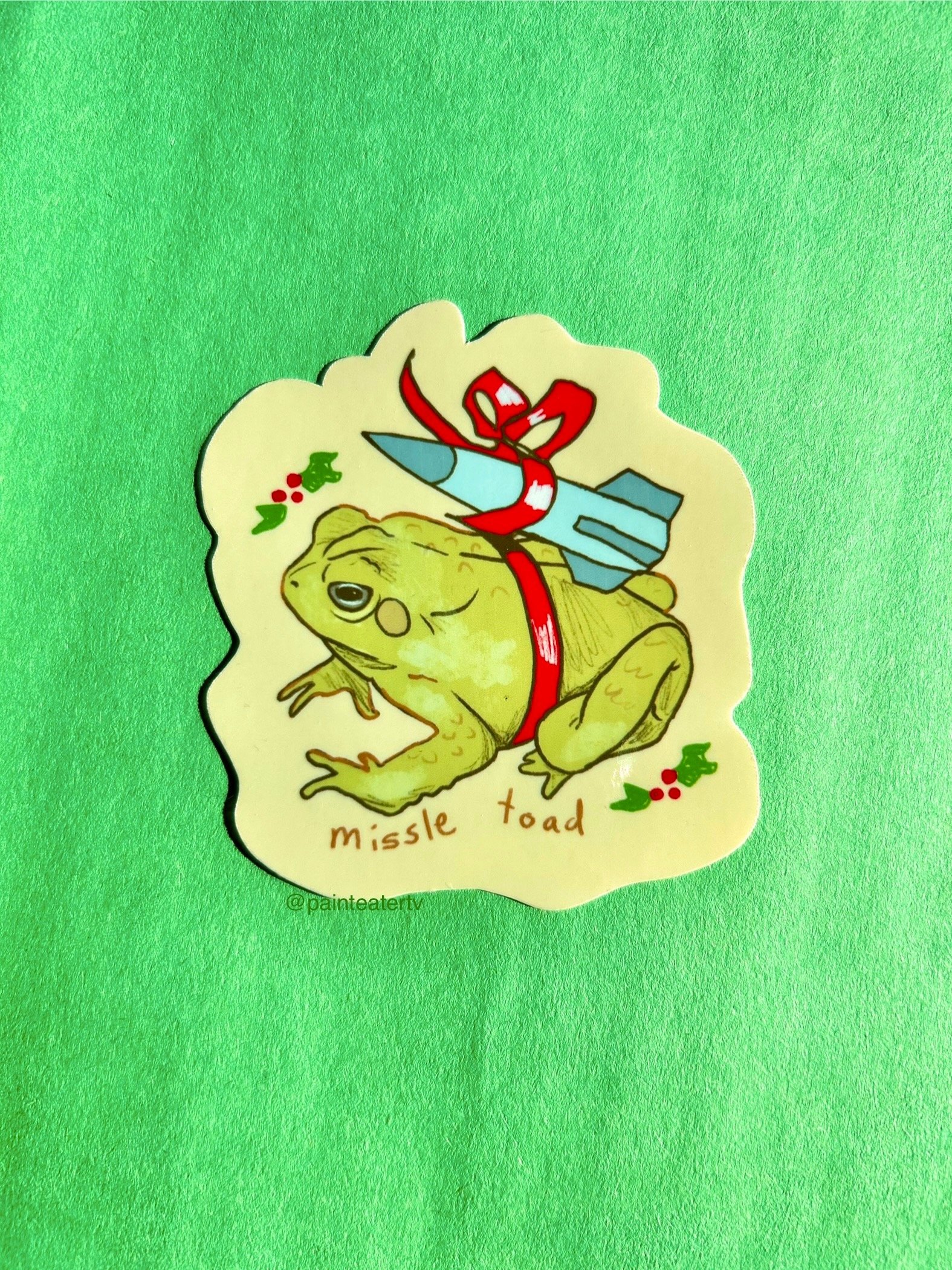 Missile Toad Sticker product image (1)