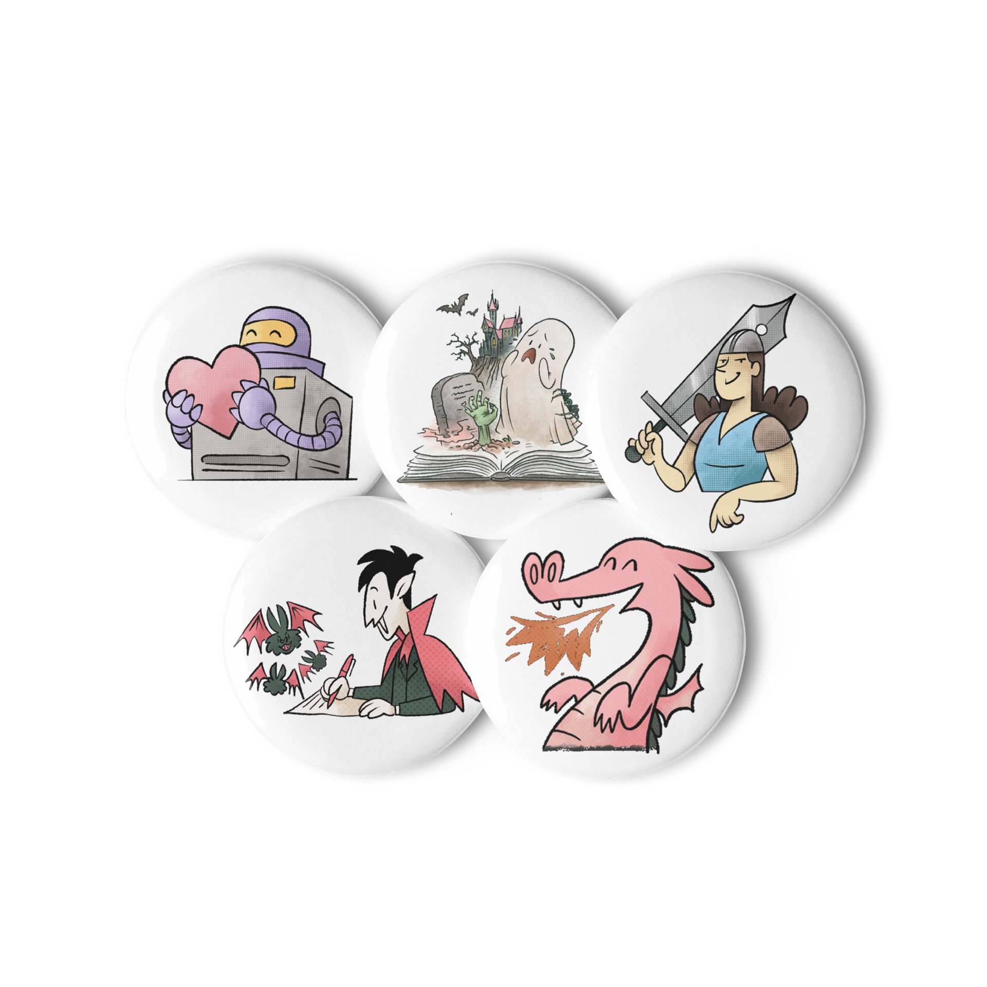 Character badge set product image (2)