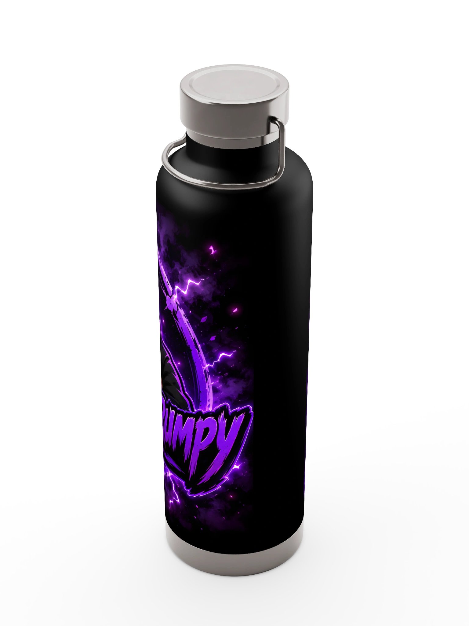 Bearded Grumpy Electric Logo Bottle product image (7)