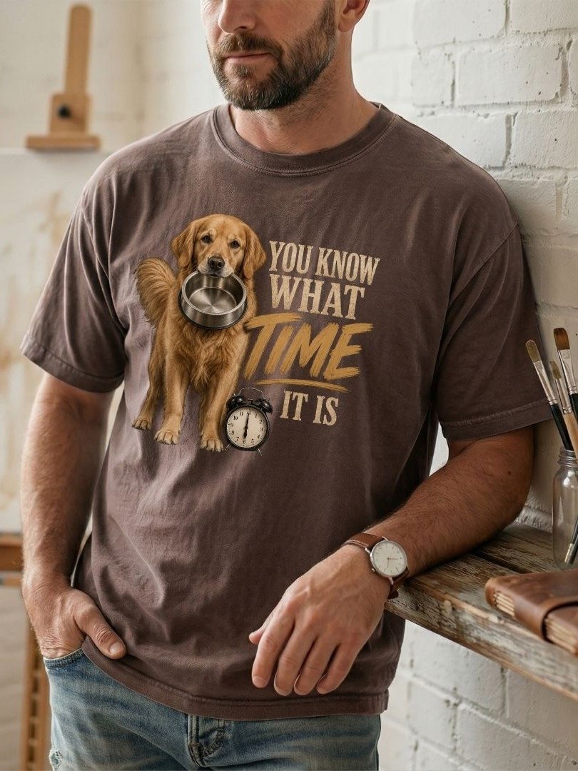 You Know What Time It Is Dog T-Shirt product image (2)