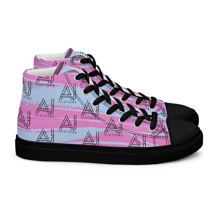 Pink blue alt high tops product image (2)