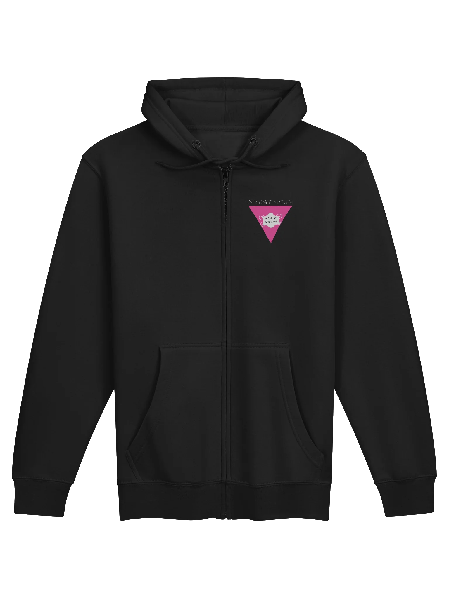 Silence=Death zip hoodie product image (3)