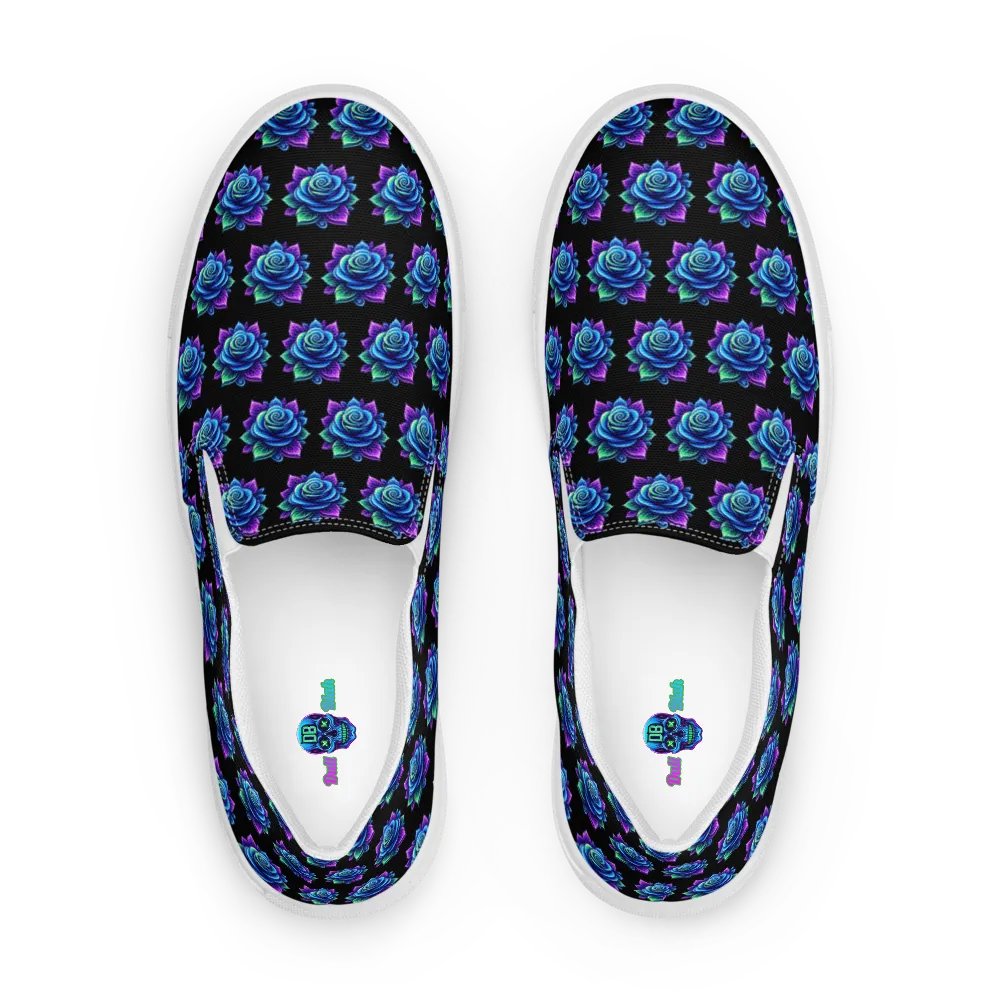 Roses Are DullBlah's Women's Slip-On Shoes product image (3)