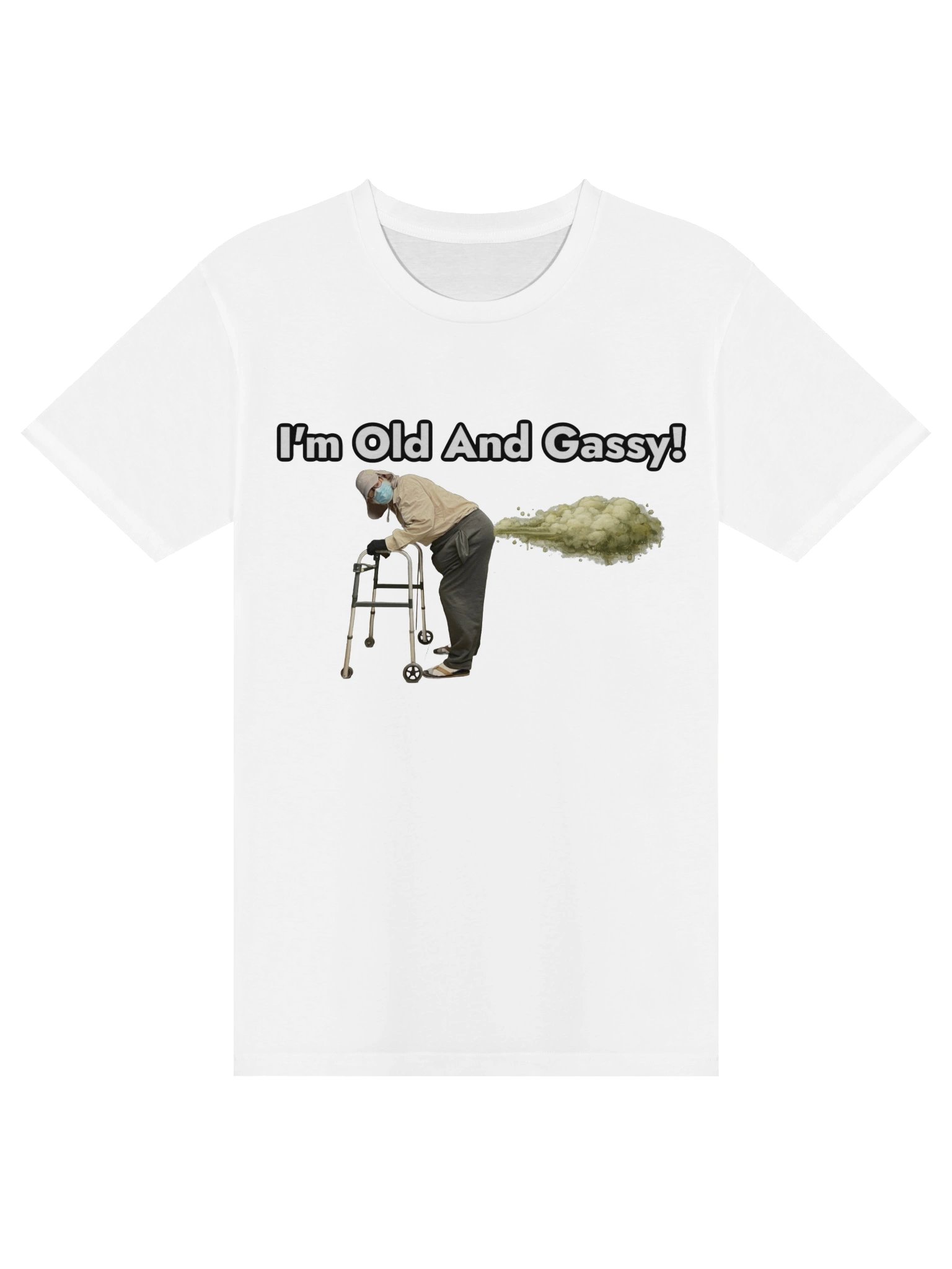 Old and Gassy Shirt (White) product image (1)
