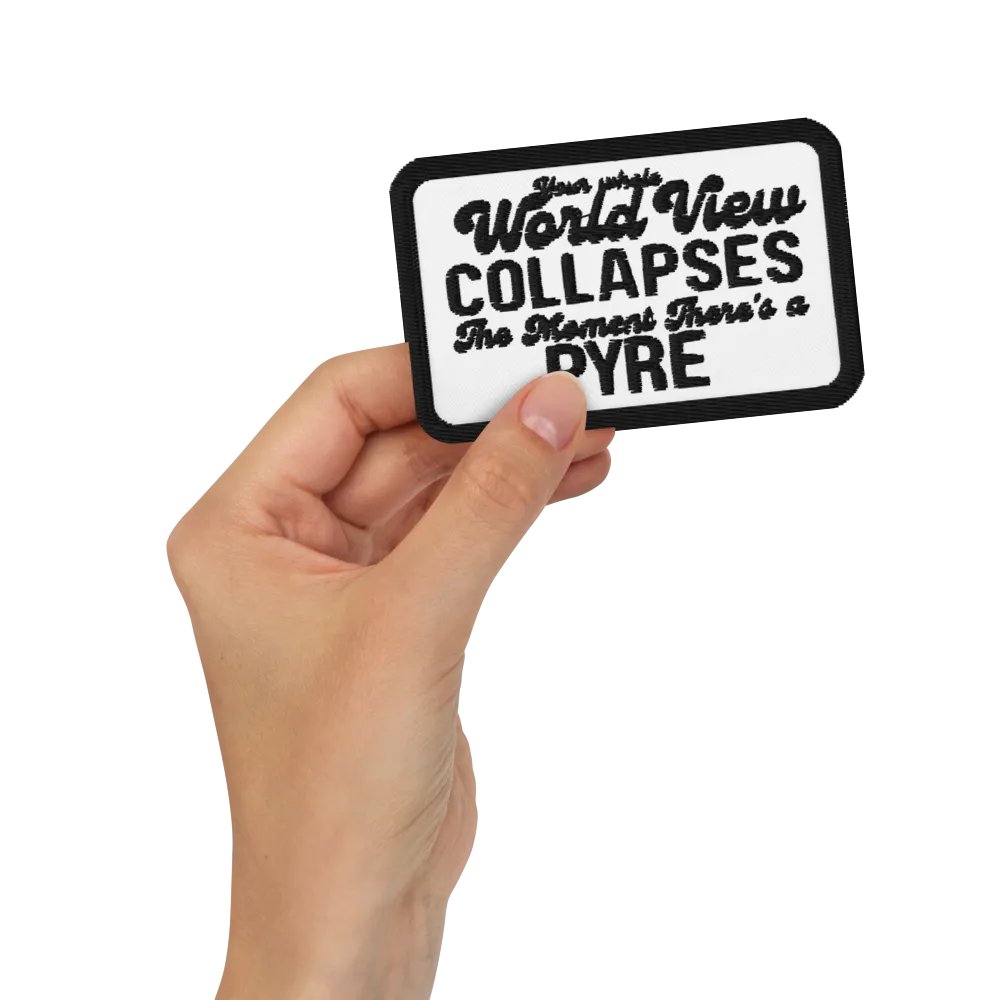 Whole World View Set On Fire | Embroidered Patches by Allcolor product image (6)