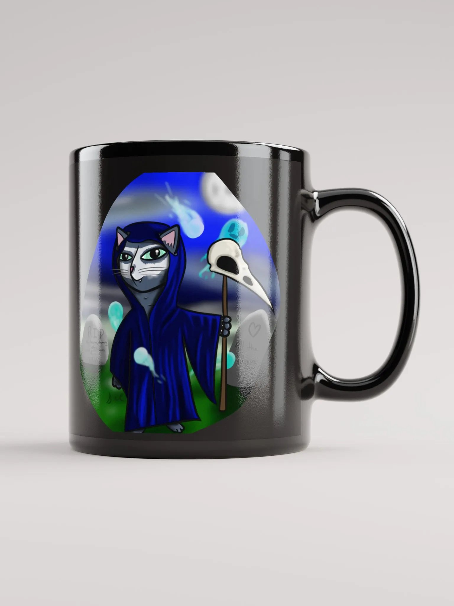 Tom the Grim Cat Mug product image (1)