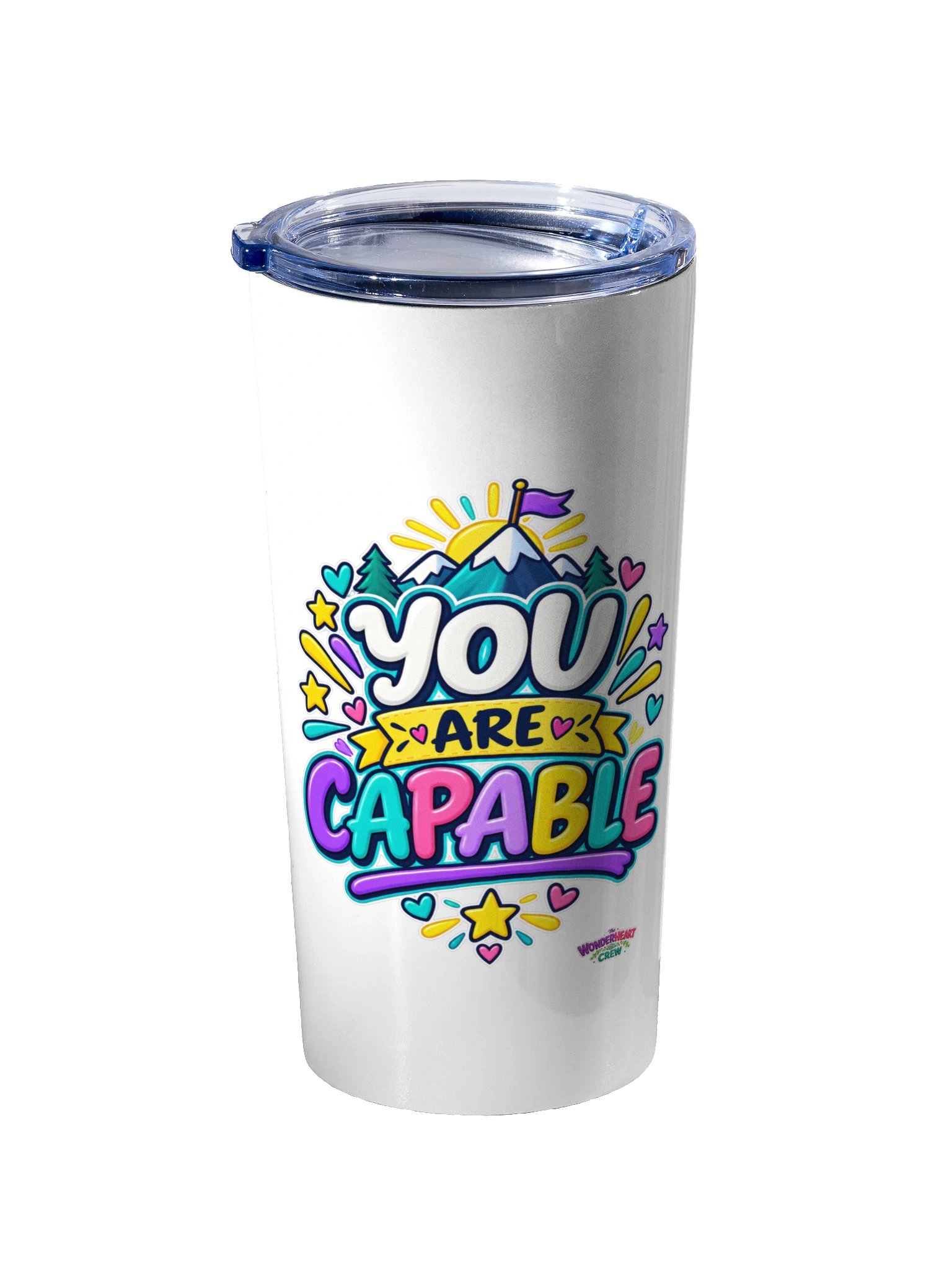 20oz Stainless Steel Inspirational Tumbler - You Are Capable product image (2)