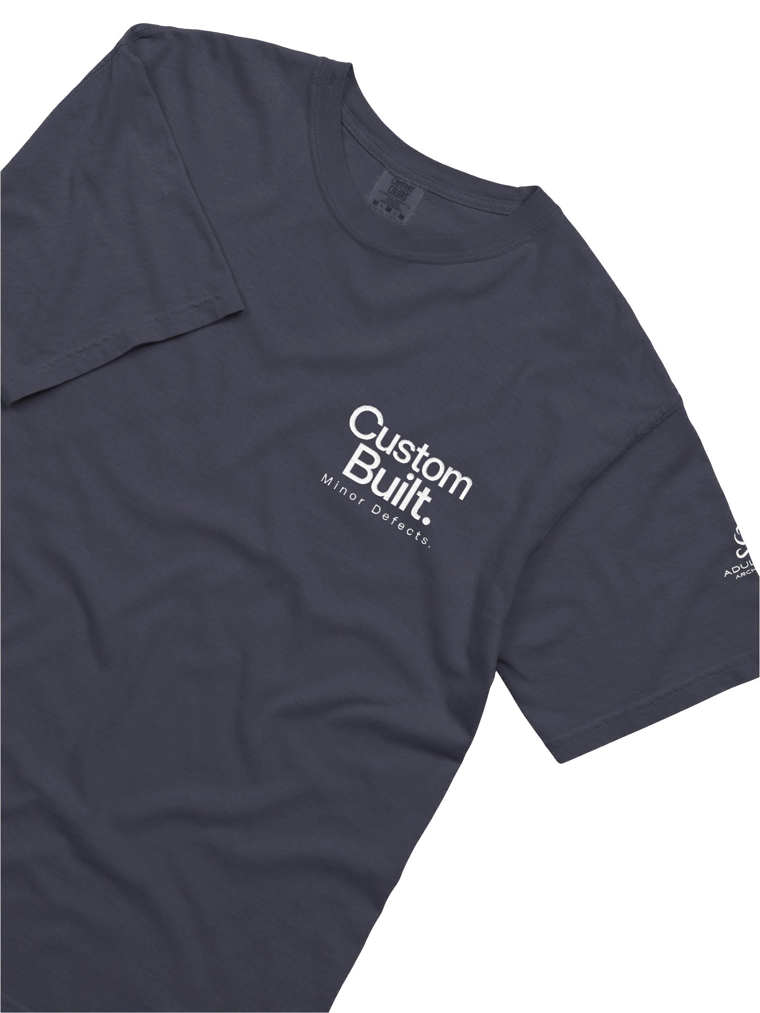"Custom Built. Minor Defects." - T-shirt product image (6)