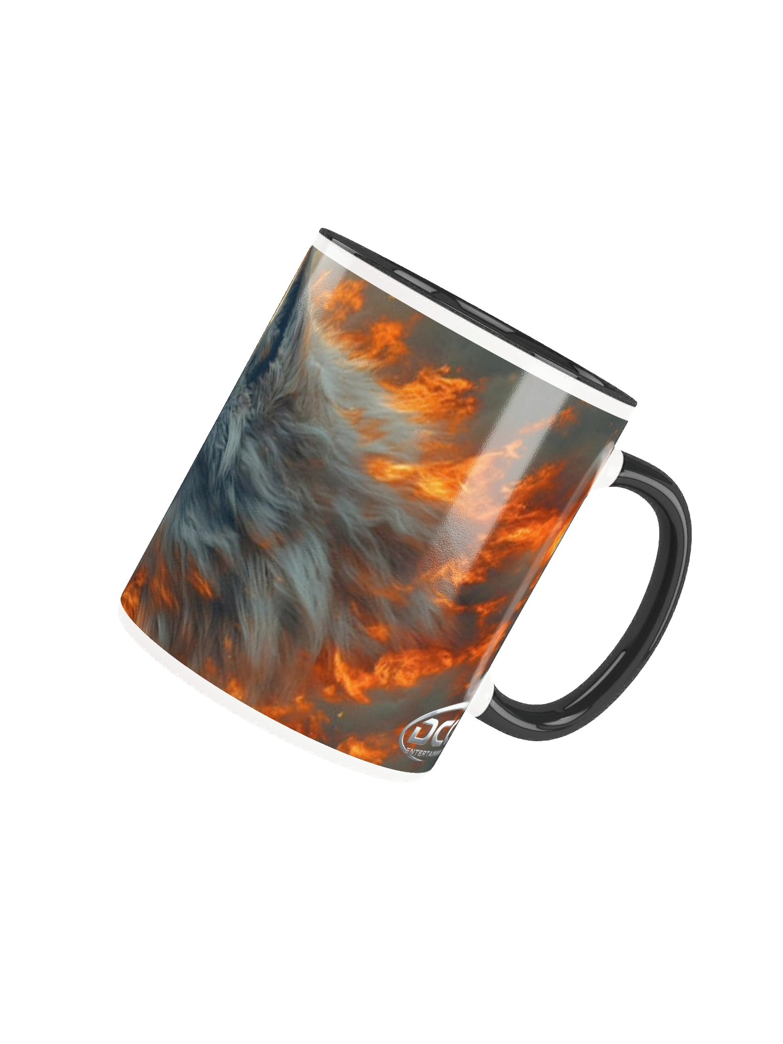 Flaming Wolf Ceramic Mug product image (34)