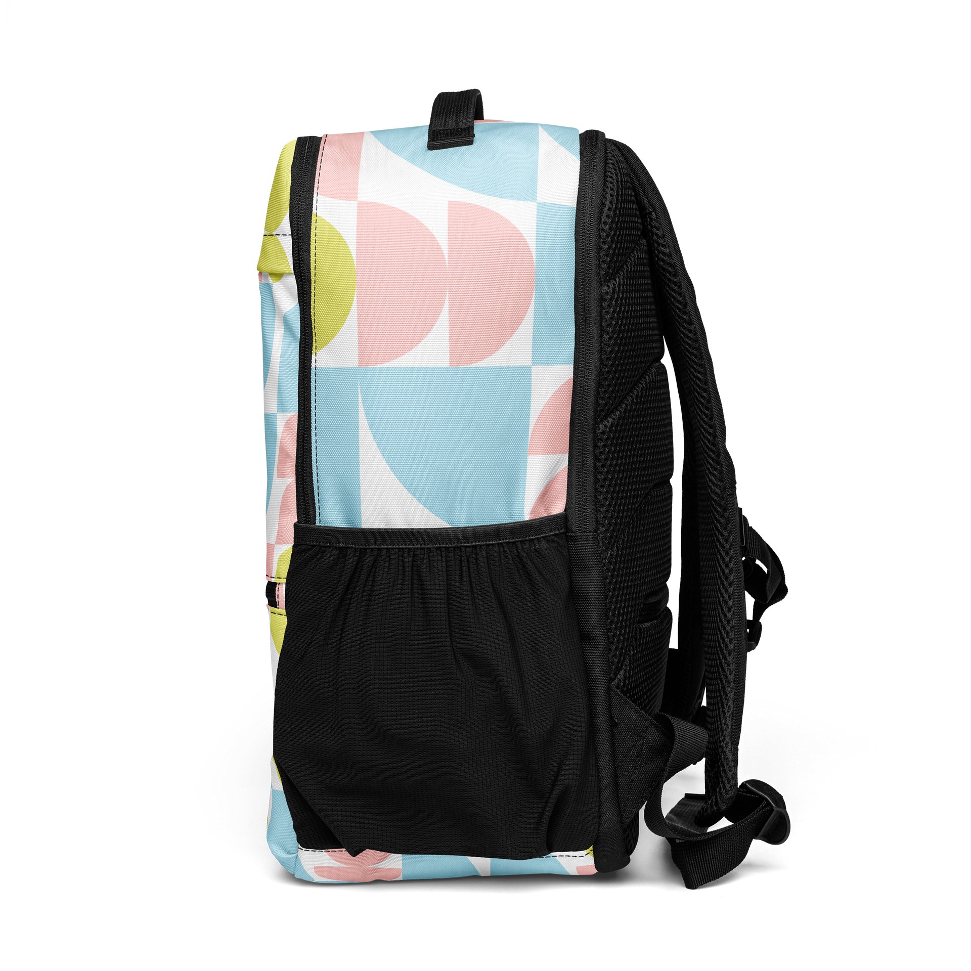 Pastel Geometry All-Over Backpack product image (4)