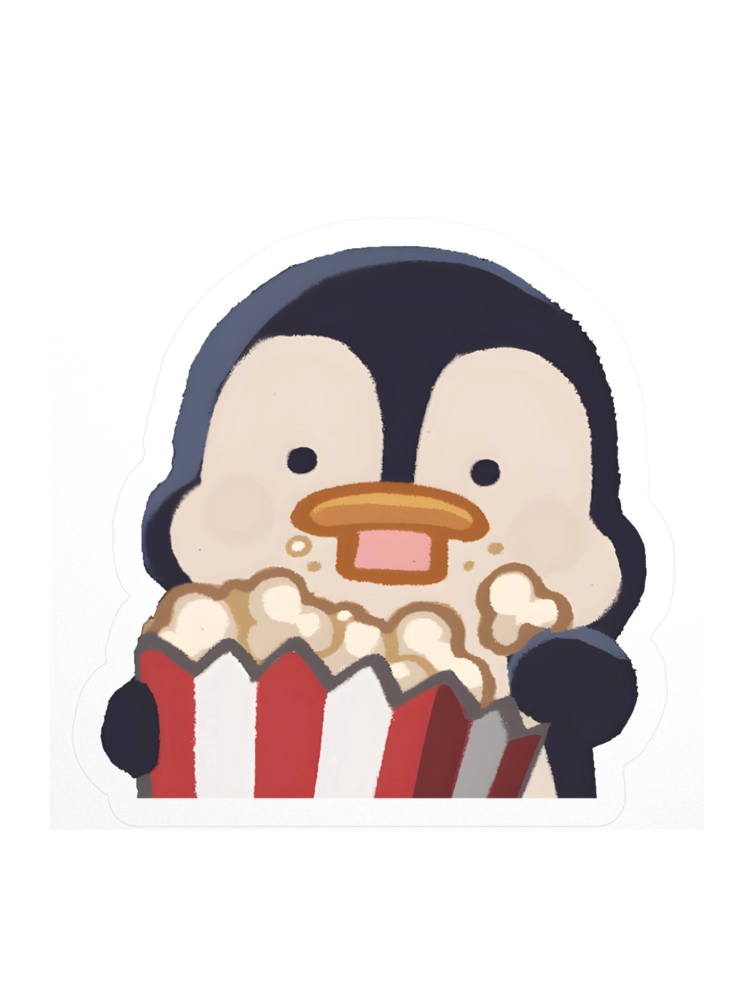 Popcorn Penguin Sticker product image (1)