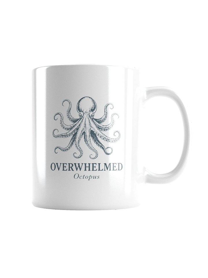 Overwhelmed Octopus Ceramic Mug product image (2)