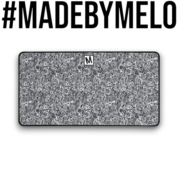Dark Space Scribble - Desk Mat | #MadeByMELO product image (1)