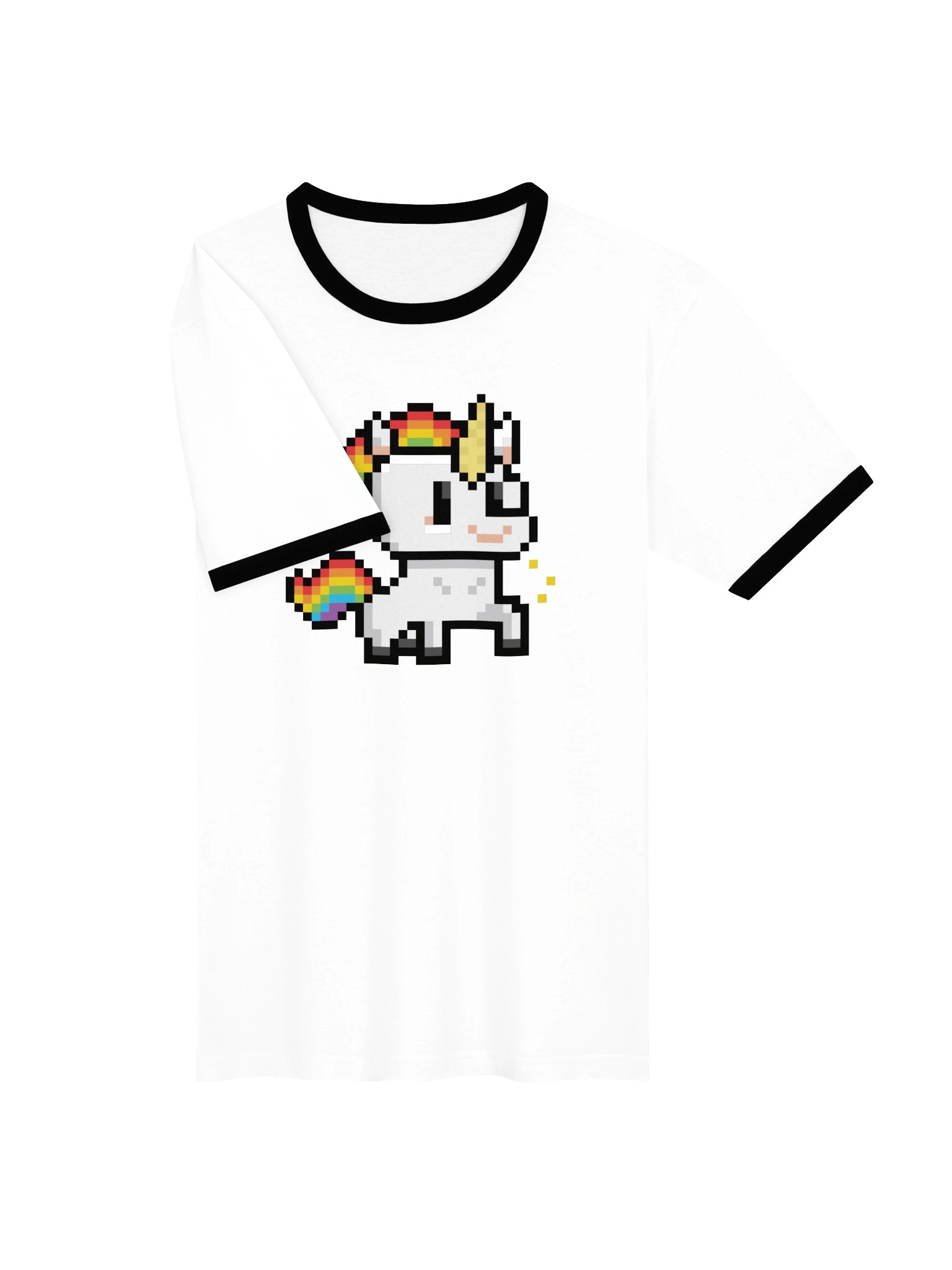 Stylish Unicorn Questie Ringer Tee - Unisex product image (3)