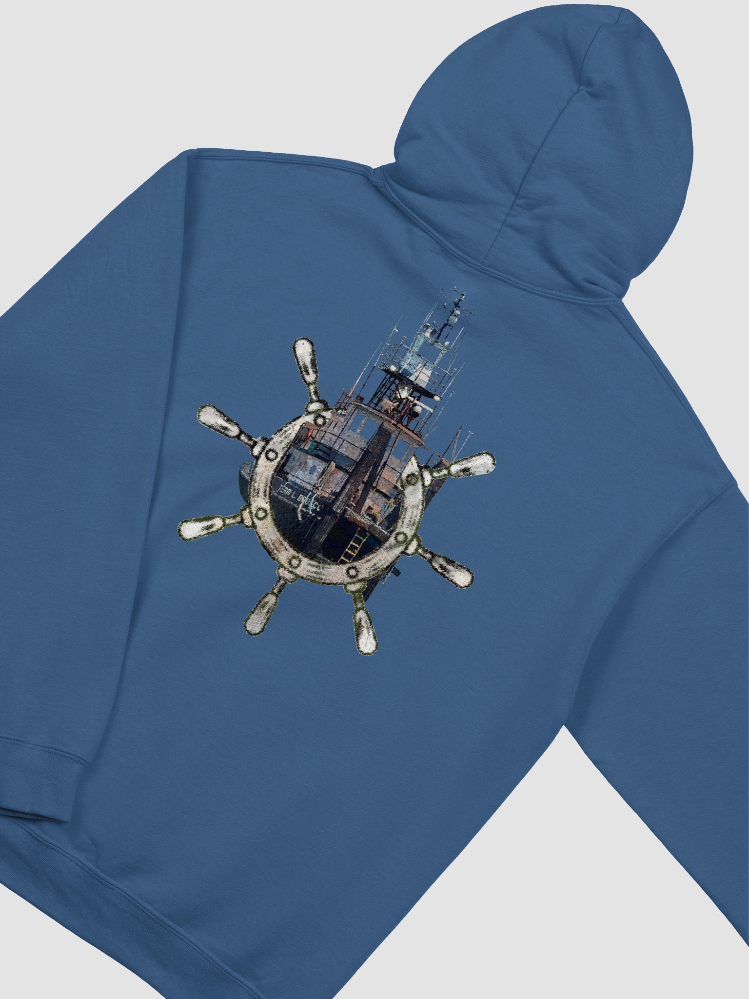 Ship Wheel & Tug Terri L. Brusco – Classic Marine Workwear | Twin Anchor Apparel Deckhand Heritage Line product image (16)