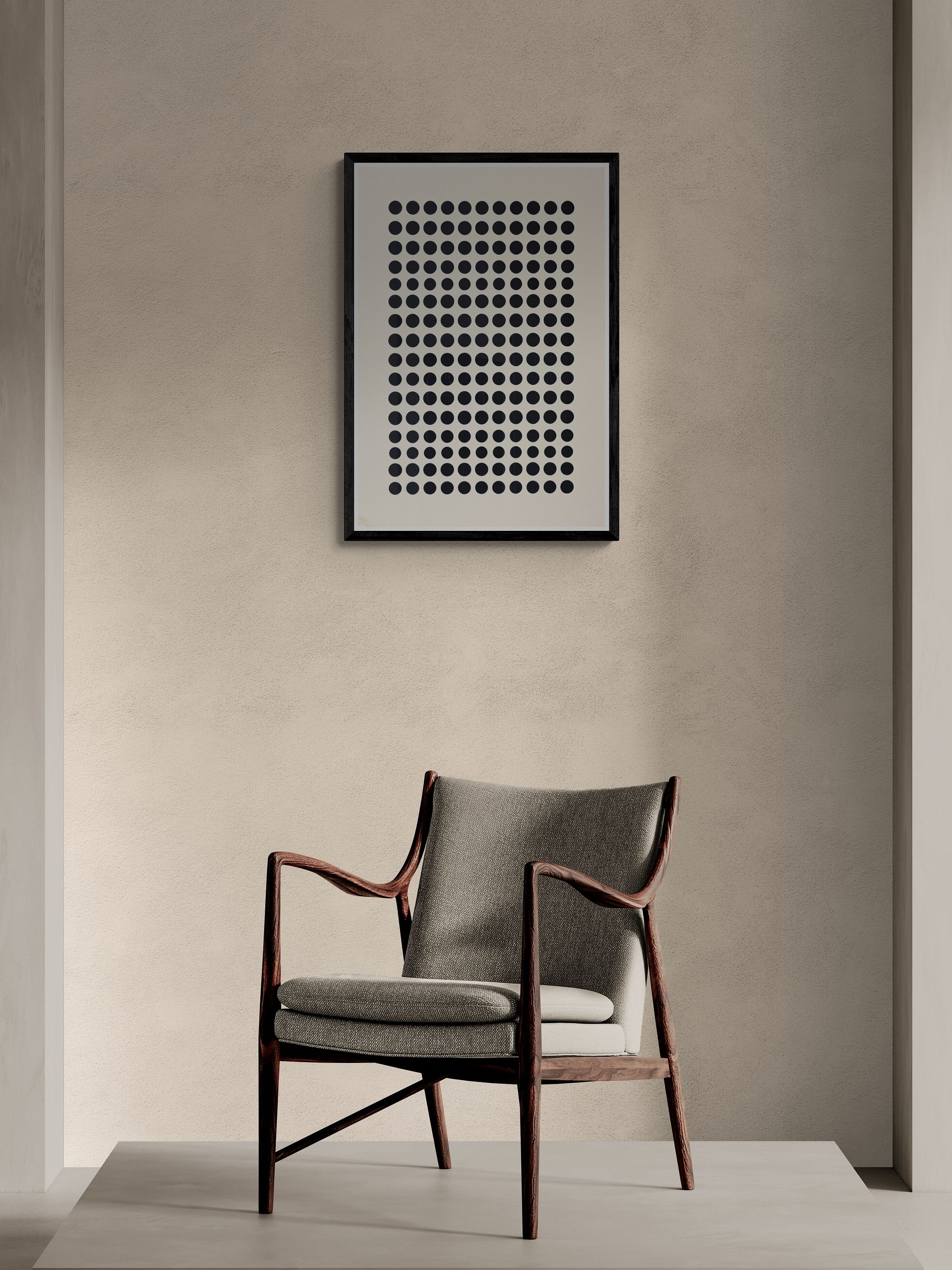 Black Polka Dots Rectangular Grid product image (10)