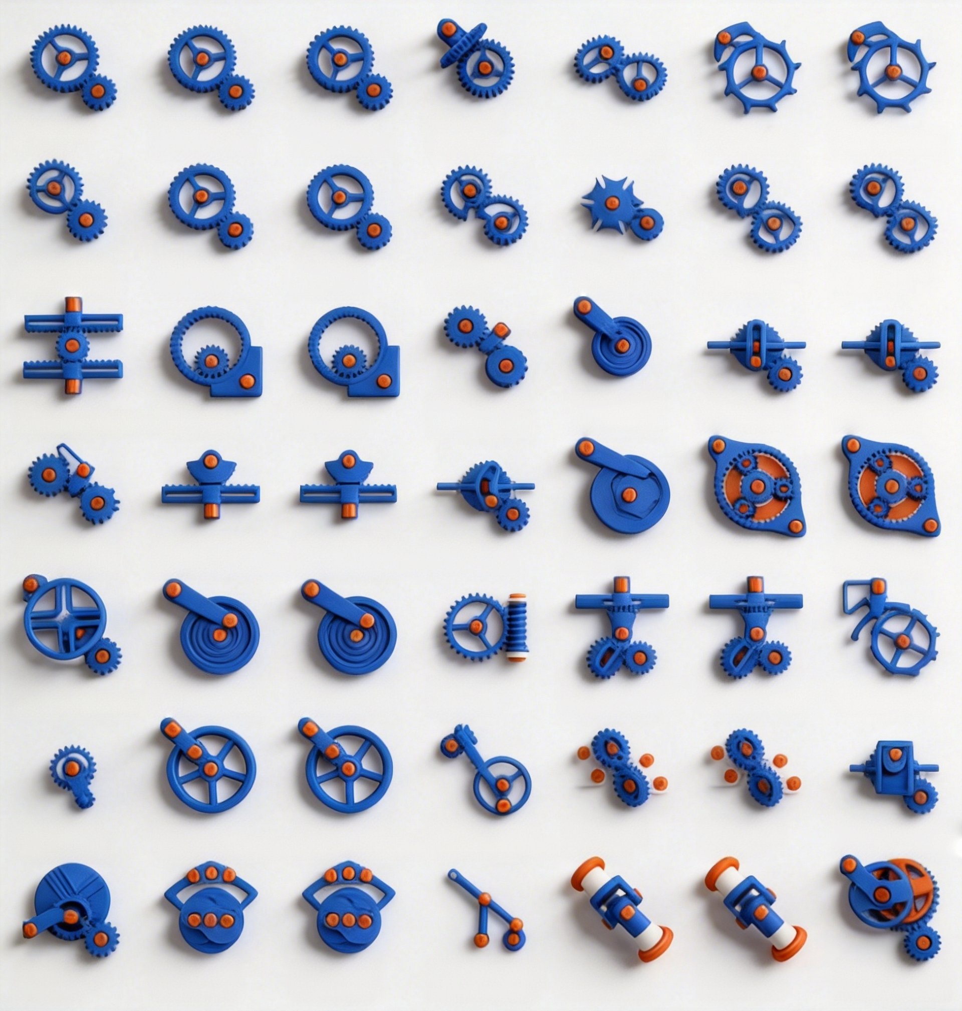 40-Piece Gear Model Kit | Complete 3D Printing STL product image (3)