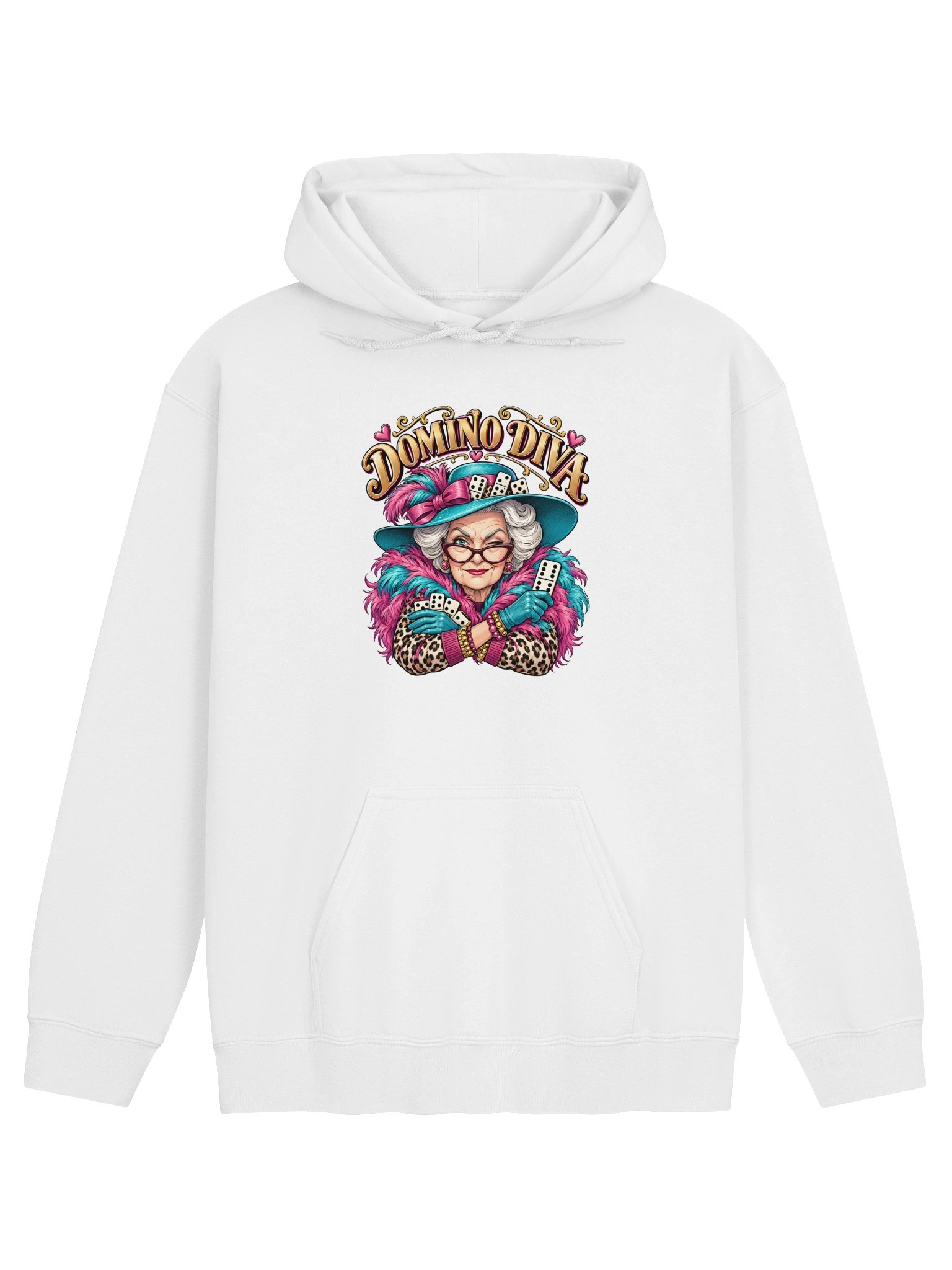 Domino Diva Hoodie | Sassy Domino Player Sweatshirt product image (1)