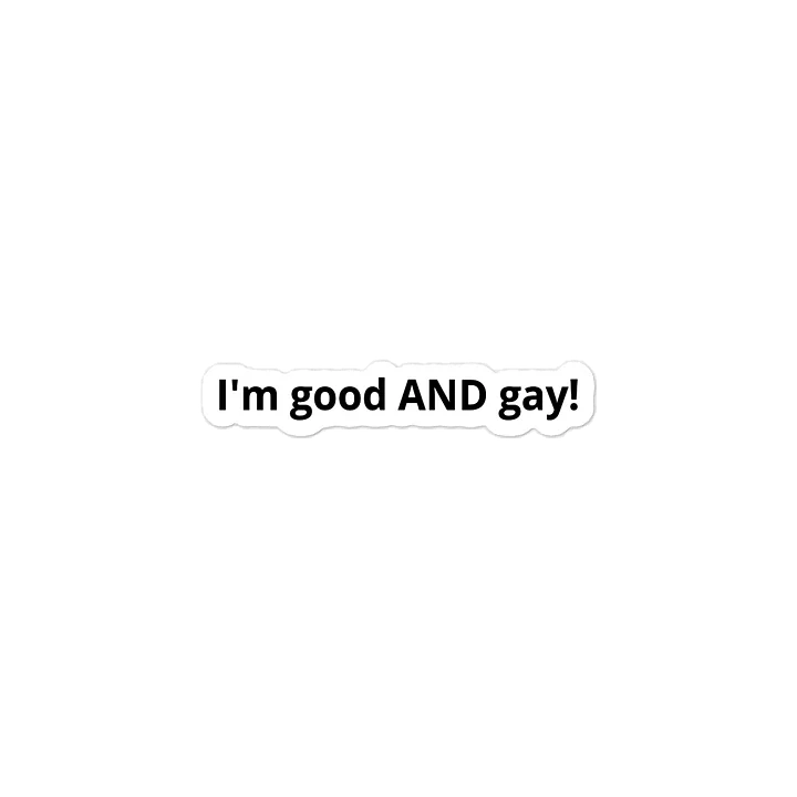 Good n gay sticker product image (2)